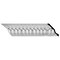 Ekena Millwork SAMPLE - 8 1/4"H x 8"P x 11 1/2"F x 12"L, Acanthus Leaf with Bead & Barrel Crown Moulding SAMPLE-MLD08X08X11AC - alternate 1